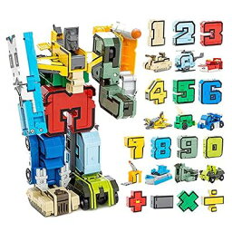 OBEST 数字 ロボットおもちゃ 組み立てモデルDIY 0-9算数足し算 分解おもちゃ 玩具 立体パズル 誕生日 クリスマス ギフト プレゼント 適用年齢6歳以上 (数字変形ロボット)