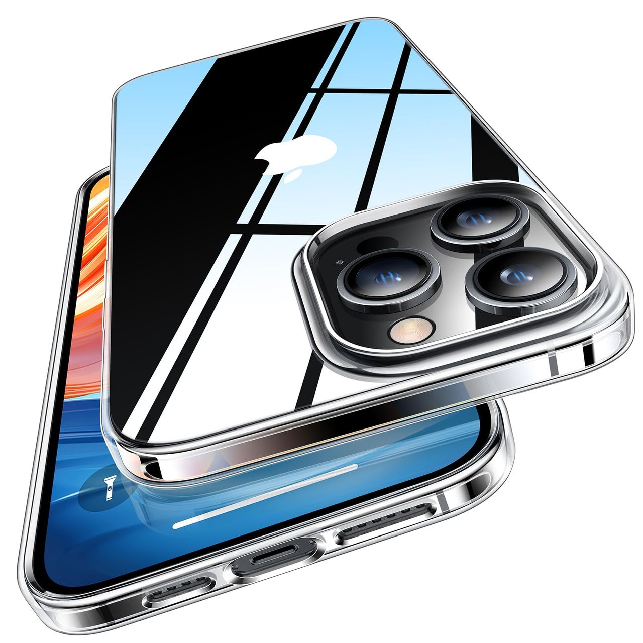 yVoEzUltraGlass for iPhone 15 Pro P[X NA ČRMILKi ϋv ϏՌ CX[dΉ Phone15 Pro p P[X 6.1 C` (NA)