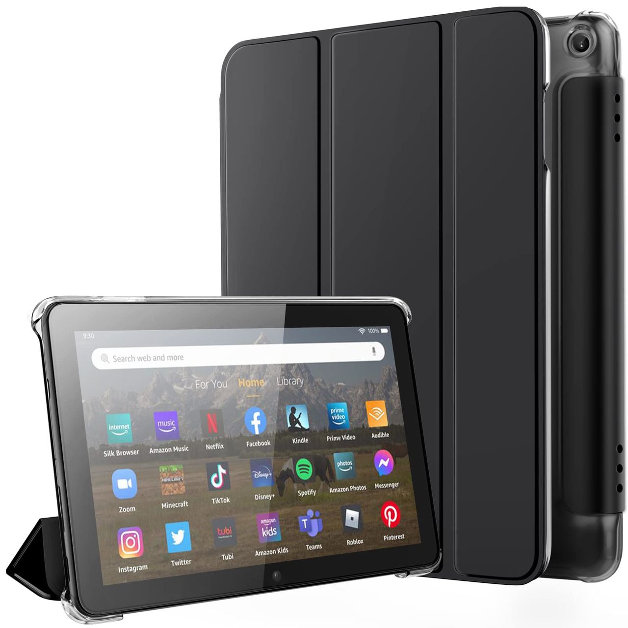 fire hd 8 P[X 2022/2020 TiMOVO Fire HD 8 Plus P[X 2022/2020 12/10 Jo[ X^hP[X ^ubgی I[gX[v@\ ϏՌ h~ y  PU[U[ kindle ubN