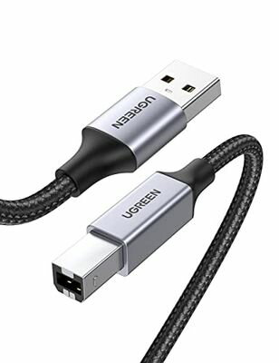 UGREEN ץ󥿡֥ 3m USB2.0 Type B ֥ ѵ ʥԤ Canon/Epson/Brother...