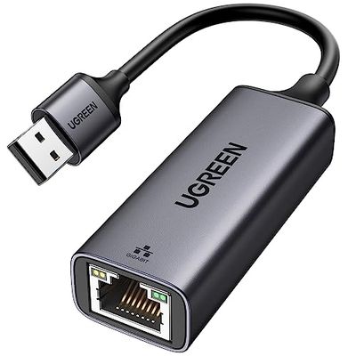UGREEN USB LANA_v^[ 1000Mbps Switch LLAN USB3.0 to RJ45 Windows/Mac OSΉ MKrbgC[Tlbg A~P[X Q[~O lbgcɓKp ubN