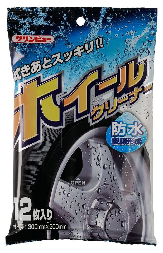 イチネンケミカルズ(Ichinen Chemicals) クリンビュー 車用 ホイールクリーナー ホイールクリーナー 12枚入り 12枚 15793