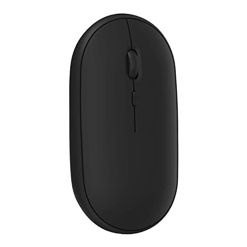 AmeToNana 雨七 ワイヤレスマウス Bluetooth マウス MouseMaster 静音マウス 小型 薄型 3DPI（ 800-1200-2000 ） 充電式 省エネルギー高精度 Windows/Mac/Chrome/Android/Surface/iPad OS 対応 (Black, Type-C充電)