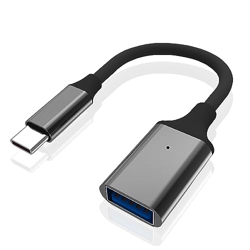 OTG ケーブル USB C 変換 アダプタ 17CM タイプC USB 変換 USBホスト変換アダプタ usb変換アダプター type-c 5Gbps高速データ転送 Type-C USBホストケーブル Android スマートフォン タブレット カードリーダー Type-C端末とType-A機器接続 ブラック