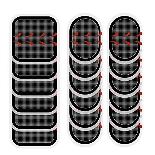 Coomatec EMS互換交換パッド 適用交換パッド大容量3枚*6セット (正面用 6枚 + 脇腹用12枚)