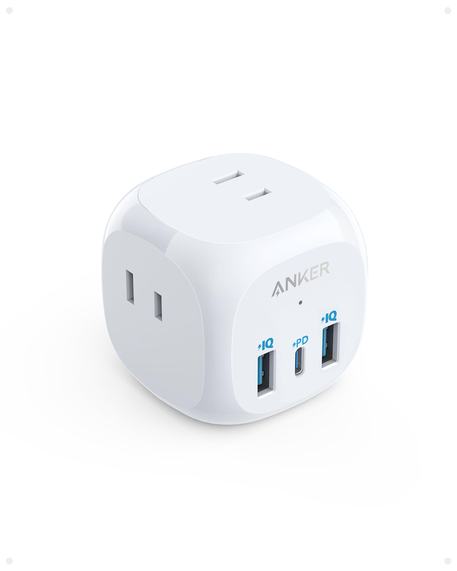 Anker PowerExtend (6-in-1)(USBタップ 電源タップ AC差込口 USB-Cポート USB-Aポート) 【PSE技術基準適合/USB Power Delivery対応/コンパクトサイズ】MacBook PD対応 Windows PC iPad iPhone Galaxy Android スマートフォン ノートPC 各種 その他機器対応