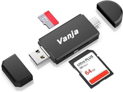 Vanja SD J[h[ _[AUSB-A/USB-C/Micro USB 3-in-1 }CNsd A_v^[ASDASDXCASDHCAMicro SDAMMCARS-MMCAMicro SDXCAMicro SDHCAUHS-I ɓKp