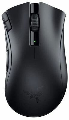 Razer DeathAdder V2 X HyperSpeed ゲーミングマウス 9ボタン 受賞歴を誇るエルゴノミクスデザイン HyperSpeed Wireless 最大 235 時間バッテリー持続 第 2 世代メカニカルマウススイッチ 14,000 DPI 5G オプティカルセンサー搭載 【日本正規代理店保証品】 RZ01-041301