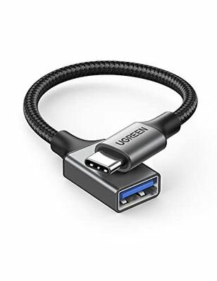 UGREEN USB変換ケーブル Type C USB OTGケーブル Thunderbolt 3対応 USB-C 変換アダプタ iPhone 15 Pro Max MacBook Pro Air/iPad Pro/Xperia XZ/Galaxy S10 その他 USB-C 端末用 USB変換アダプタ 15CM