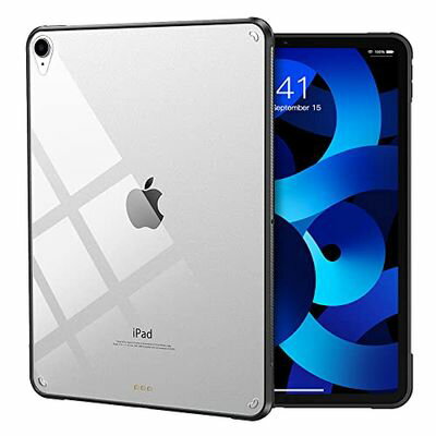iPad Air5 ケース 2022 iPad Air4 ケース 2020 Dadanism iPad 第5世代 / 第4世代 ケース 「Touch ID対応」 iPad 10.9インチ カバー アイパッド エア 第4代 タブレットケース 保護カバー 四角加固 擦り傷防止 薄型 衝撃吸収 TPU縁 背面PCハードケース 透明背面カバー Ap