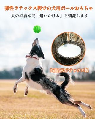 犬 おもちゃ ボール 音の出る 【4個セット ...の紹介画像3