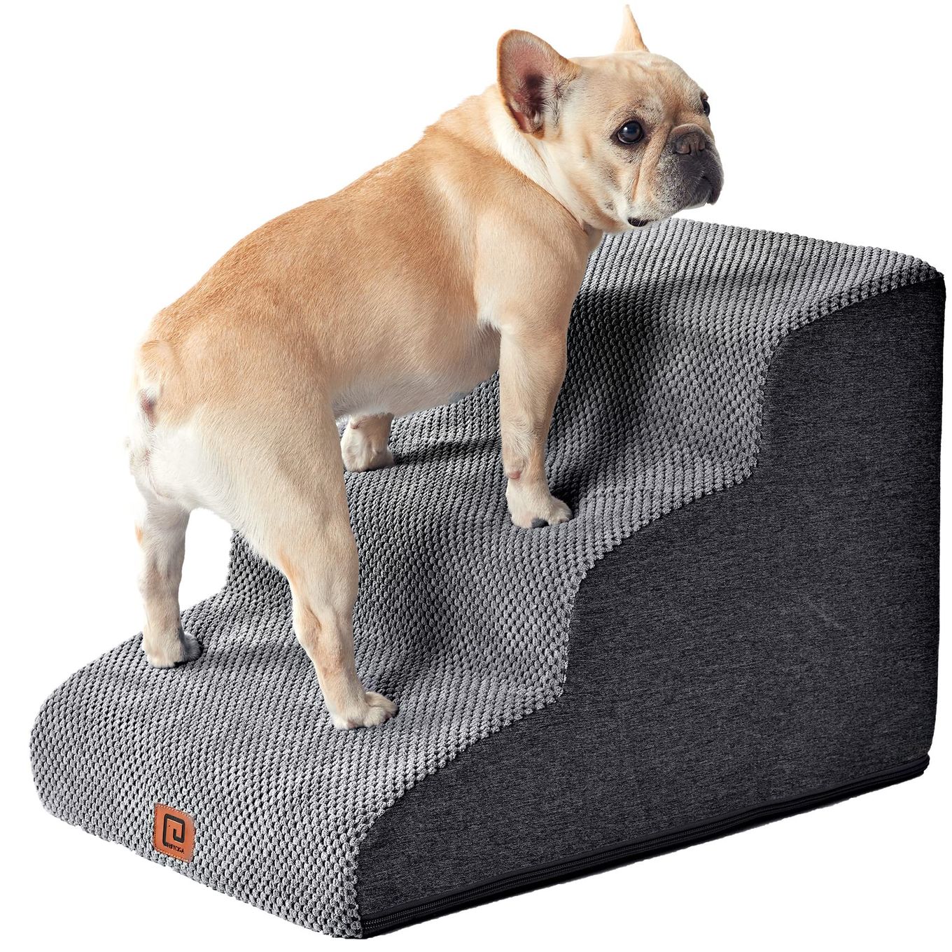 商品情報商品の説明主な仕様 【快適なペット階段】このフォームの犬用階段は、ベッド、ソファ、または他の家具の端に直接設計されているため、ペットが快適に上り下りできます。これは小型犬用階段です。br【ユニークなデザイン】純粋な泡の33D密度により、この階段はペットが上を歩くときにより安定します。犬用ベッドステップはペットが移動する際に強力なサポートを提供します。低角度斜面設計で関節を保護します。br【2つのステップサイズ】この犬用階段には2つのステップと3つのステップがあります。2つのステップは約33センチの椅子/ソファ/ベッドに適しています。3つのステップは約43センチの椅子/ソファ/ベッドに適しています。br【洗濯】犬用ステップに取り外し可能で洗えるカバーが付いており、ウール製で手洗いまたは洗濯機で洗うことができますので、清掃時間を節約することができます。br【注意事項】発泡体を袋から取り出した後、24〜48時間待ってから使用してくださいません充分膨らんだ後使用しなさい。内部素材(発泡体) を水洗いしないようご注意ください。