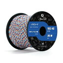 Abma Cord パラコード 3mm 3芯 100％ナイロン ロープ キャンプ アウトドア用 耐荷重192kg（30m/50m）