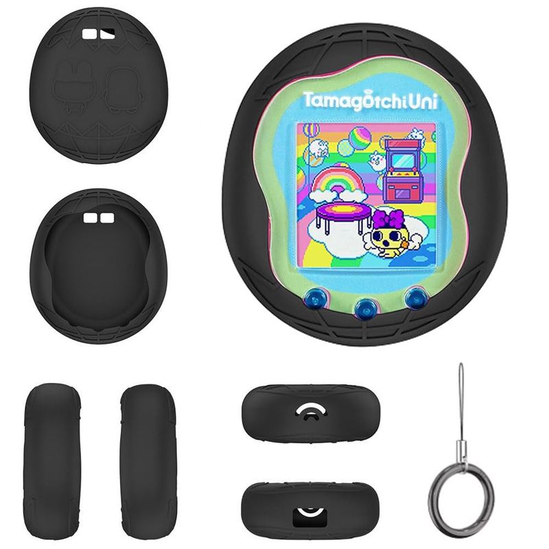 商品情報商品の説明説明 LAZIRO高品質のTamagotchi Uni 専用シリコン製 保護ケースです 商品特徴： 異臭なし 色あせなく 指紋・傷を防止できます 疎水性 ※ 初期不良対応： 商品到着後、不具合（割れ・キズ・汚れ等）がございました場合、弊社とご連絡ください。保証対象となりますので安心してお買い求めください。主な仕様 【適用機種】：Tamagotchi Uni モデルに設計した専用シリコン製 保護ケースです。他の機種に対応出来ません。ご購入前に機種をご確認ください。br【耐衝撃】三重構造：非常に高い耐久性PCと柔軟で耐衝撃性高いシリコン素材を使用したソフトケース。有効な保護ホストホコリなどが入りにくいダストキャップ付き。br【傷・汚れ防止】：食品グレードの液体シリコーンで作られ、異臭なし、色あせなく、指紋・傷を防止できます。濡れた布で拭けるだけ、汚れは簡単に拭け取れます。br【使いやすさ】：使い勝手の良いラップアラウンド設計。本体ケースをシリコンケースに挿入するだけで、デバイスが脱落しないようにしっかりと包み込みます。br【品質保証＆サービス】： 商品をご使用のうちにご不明や問題が生じた場合がございましたらいつでもご連絡ください。お客様にご満足いただけるプランを提供いたします。