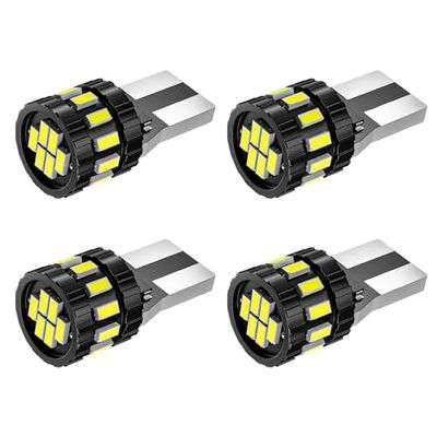 BORDAN T10 LED ホワイト 爆光 ポジションランプ/ルームランプ/ナンバー灯/ライセンスランプ/メーター球 多用途 18連3014LED 車検対応 キャンセラー内蔵 短絡防止