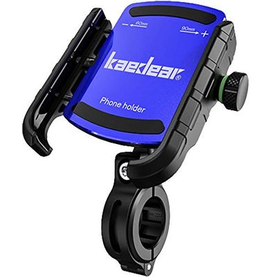 Kaedear(カエディア) バイク スマホホルダー 携帯ホルダー バイク用スマホホルダー 振動吸収 マウント 対応 レバー操…