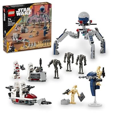 楽天You and Me 楽天市場店レゴ（LEGO） スター・ウォーズ クローン・トルーパーとバトル・ドロイド バトルパック おもちゃ 玩具 プレゼント ブロック 男の子 女の子 子供 6歳 7歳 8歳 9歳 小学生 宇宙船 ごっこ遊び 75372