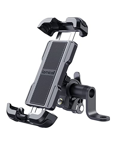 Х ޥۥۥ  : Lamicall Ҽ ȥХ 󥿥å ޡȥեۥ, ߥ顼ޥդ,Х ӥۥ, ޥۥۥ, motorcycle phone mount, 360ٲž, ưۼ, iPhone15 15Plus 15pro 15pro max,iphone 14/13/1