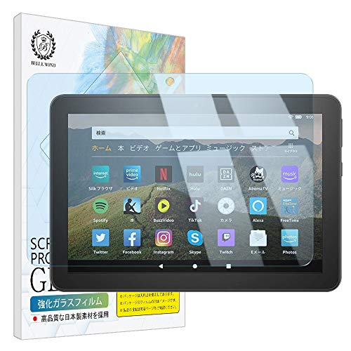 xh V^ Fire HD 8 (2022/2020) / Fire HD 8 Plus (2022/2020) u[CgJbg KXtB LbYfΉ u[Cgጸ \ʍdx9H X[X^b` wh~ Uh~ CAh~ t@C[GC`fB[8 / 8vX BELLEMOND FireHD8Plus GBL B0