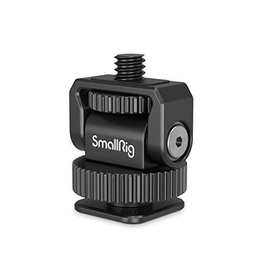 SMALLRIG ミニチルトスタンド 汎用コールドシュー 1/4 "-20ネジ付き カメラ、ケージ、ライト、マイク適応-3577