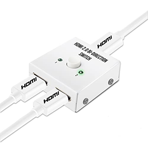 【4K安定版】HDMI 切替器 4K 60HZ hdmi Ver2.0 セレクター 1入力2出力/2入力1出力 双方向 HDCP 2.2 手動 切り替え PS4 Pro DVDプレーヤー HDTV対応