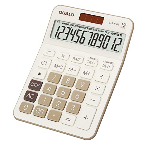 商品情報商品の説明特徴 商品サイズ:150x124x40mm。 製品重量:170g 卓上電卓 大きな12桁のディスプレイと大きなボタン。 デュアルパワー 機能 [M+] ディスプレイに表示されている数字を、メモリに保存されている番号に加えます。 例: 3×8+2×6。これらの数字を電卓に直接入力すると、間違った答えが表示されます:156。 [3*8]、[M+]、[2*6]、[M+]を押すと、[MRC]を1回押すと、正解:36が表示されます。 [M-] ディスプレイに表示されている数値を、メモリに保存されている数値から差し引きます。 [MRC][MR]と[MC]の組み合わせ。 [MR]現在のメモリーレジスタ値を呼び出します。 [MC]メモリーレジスタをクリア(ゼロに設定)。 キーを1回押すと[MR]キーが作動し、キーを2回押すと[MC]が起動します。 [GT] [=]キーを押すと、結果はGrand Total Memoryに保存されます。 例: [2*3+3*5+6*8]を計算する場合は、[2*3=]を押してから[3*5=]を押し、[6*8=]を押します。[GT]を押すと、正しい答えが得られます 69。 [MU]マークアップの略で、総利益率(GPM)を計算します。 例: [100] と入力し、[÷]、[15]、[MU] キーを押すと、117.65 が表示されます (この合計の15%は17.65に相当します)。 [定数計算]計算するには[5*5*5*5+2+2=629]を押して[5*===+2==]を押すと629が表示されます。 [AC] 計算のたびに押すと、すべての値がクリアされます。 警告 ソーラーパネルは電力を制限します。ご使用前にバッテリーを取り付けてください。 本製品に付属するバッテリーは非充電式電池です。 充電しないでください。 パッケージ内容: 電卓 x 1 (単4電池1本付属)。 英語一般ガイド x 1。主な仕様 【大型ディスプレイと大きなボタン電卓】 ディスプレイ画面とボタンが大きいこの大きな計算機は、非常に使いやすく、読みやすく、会計士、営業、またはオフィス、店舗、市場などで使用するビジネスマンに最適です。br【30°角度付きデスクトップ電卓】 このデスク電卓の画面は正反対側にあり、すべての計算を読みやすくします。 3 色の分離された大きなボタン。ABS樹脂製で、指のカーブに合わせて、押すたびにより正確になり、より効率的に作業できます。br【操作記号ビジュアルオフィス電卓】計算を行う際に、この大きなボタン計算機は操作記号 (プラス、減算、乗算、除算) を画面に表示し、連続操作時の操作ステップを確認するのに役立ち、入力を簡単に確認して修正できます。br【デュアルパワーソーラー計算機】ソーラーとバッテリーの両方が電卓にエネルギーを供給します。 バッテリーが切れると、ソーラーパネルは電卓を使用するためのバックアップエネルギーを提供し、恥ずかしさから遠ざけます。 使用を中止すると8分後に自動的にオフになり、バッテリーの寿命を延ばし、消費電力を削減します。br【ABSエンジニアリングプラスチック】この12桁の計算機は、ABS高強度エンジニアリングプラスチックで作られており、軽量ながら耐久性があります。 デスクトップの高さに何回も落下する衝撃に耐えることができます。