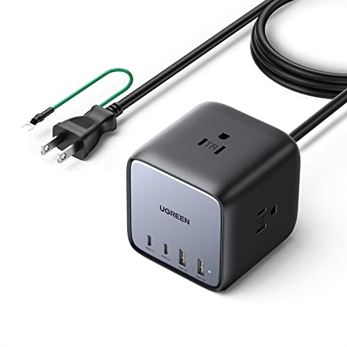 UGREEN DigiNest Cube 65W Ŵ 7ݡ Ŵ type-c 1.8m AC1250W USB-C2+USB-A2+AC3 GaNIII 祹åդ ޥݸƥ PSEѴŬ Ÿå usb-c MacBook/Switch/iPad/iPhone/Galaxy/Android ¾ USBб CD26