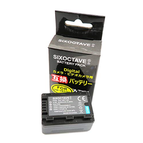 [SIXOCTAVE] [ǿå] ̻ɽǽ ѥʥ˥å VW-VBT190 / VW-VBT190-K ߴХåƥ꡼ HC-WX1M/HC-WZX1M/HC-VX1M/HC-VZX1M/HC-WXF1M/HC-WZXF1M/HC-VX990M/HC-VZX990M/HC-V210M/HC-V230M/HC-V360M/HC-V360MS/HC-V480M/HC-V520M/HC-V550M/HC-V620M/HC-