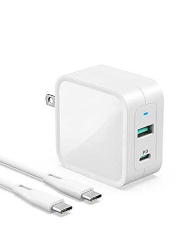 PD充電器 Type C 急速充電器 65W 2ポート USB-A USB-C GaN 窒化ガリウム 折りたたみ式プラグ PD Pioneer Technology iPhone/MacBook/ノートパソコン/Switchなど対応 USB-C式充電器 PC133 (White)