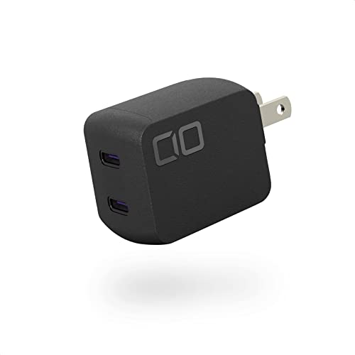 NovaIntelligenceܡCIO NovaPort DUO 30W GaNŴ ACץ 󥻥  USB type-c 2ݡ PDб ® C iPhone ޥ ֥å (ǥ, )