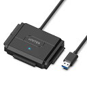 商品情報商品の説明USB 3.0 TO IDE/SATAアダプタは、USB 2.0/3.0ポートを介して2.5"/3.5 "IDEおよびSATAハードディスクドライブをコンピュータに接続することができます。 4 IN 1設計 4 IN 1設計はストレージを拡張するのに最適です。 Q&A Q:どのようなオペレーティングシステムをサポートしていますか？ A: Windows XP/Vista/7/8/10、Mac OS ...主な仕様 【幅広い互換性】最大18TBまでの2.5/3.5インチIDEおよびSATA HDD/SSD/光学ドライブに対応しています。CD-ROM/DVD-ROM/CD-RW/DVD-RW/DVD+RWなどのコンボ・デバイスにも対応。SATA ドライブとIDEドライブの3台を同時に接続・認識できます。IDEドライブ2台の接続は付属の4PIN電源ケーブルの使用が必要。※ご注意:4PIN電源ケーブルは3.5インチIDEドライブ用に設計されています。br【超高速USB3.0】USB 3.0(最大5Gbps)に準拠。USB1.1/USB2.0/USB3.0/USB3.1に対する互換性もあります。対応OS：Windows XP/Vista/7/8/10、Mac OSおよび以降に対応。br【プラグアンドプレイ・ホットプラグに対応】プラグアンドプレイ、ホットプラグに対応し、簡単に取り付けできます。自動スリープ機能付きで、30分放置すると、自動スリープモードに入ります。HDD保護のためON/OFFスイッチも設計しています。LEDライトも搭載していつでも稼働状態を知ることはできます。br【安定した電源供給】12V 2A電源アダプターが同梱。シンプルでスタイリッシュな外観。※ご注意:3.5インチのHDD / SDDに接続する場合は、安定した動作をするために、付属の電源アダプターを通して製品に電力を供給することをしてください。br【Unitekバッケージ内容】 IDE・SATA両方対応USBドライブ交換アダプター（ABS樹脂製）x1、IDE対応4PIN電源ケーブルx1、12V 2A電源アダプターx1、取扱説明書x1、24ヶ月の品質保証x1※ご買い上げる日より、24ヶ月の品質保証をご提供いたします。保証期間、通常のご使用で万が一製品品質上の問題にご満足いただけない場合は、ぜひご連絡下さいませ。