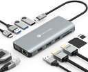 USB C nu 11-in-1 gvfBXvC NOVOO fA 4K hbLOXe[VyHDMI/VGA/PD 100W }[d/1Gbps C[Tlbg/4USB-A |[g/MicroSD&SDJ[hzUSB ^Cv-C HDMI nu NEC/FCCL/ASUS/Lenovo/Dynabook/MacBook Pro Air M1M2USB-C hbN