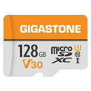 商品情報商品の説明Gigastoneは世界各国に製品を販売するグローバルなブランドです。 アメリカ、日本、中国、韓国、台湾など多くの国に支社を持つことで、お客様とのコミュニケーションやサポートを迅速に行っています。 弊社のmicroSDカードは、常に最高のスペックを追い求めお客様に高品質と安定した性能を提供いたします。 Gigastoneはお客様の大切な体験や思い出を記録し、共有するお手伝いをいたします。主な仕様 読み取り/書き込みが最大95/40 MB/s。brフルHDの撮影や再生に最適なマイクロSDカード。4K Ultra HDビデオ撮影対応。読み取り/書き込みが最大95/40 MB/s。brノートパソコン, タブレット, PC, スマートフォン, カメラ, カードリーダー, アクションカメラなど幅広いデバイスに対応。br防水, 耐衝撃性, 耐低温/耐低温, 耐磁, 耐X線などの機能搭載であらゆる環境下に耐えられます。br[保証] 安心の5年間メーカー保証付き。Gigastoneは世界各国に製品を販売するグローバルなブランドです。 アメリカ、日本、中国、韓国、台湾など多くの国に支社を持つことで、お客様とのコミュニケーションやサポートを迅速に行っています。東京新宿にある日本支社でサポート対応しておりますので、安心してご使用いただけます。