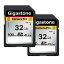 Gigastone SD 32GB 2祻å, ® եHD ӥǥ SDHC ꡼ 32GB 2-Pack, Full HD ǥ륫, UHS-I U1 Class 10 ߥ˥2դ