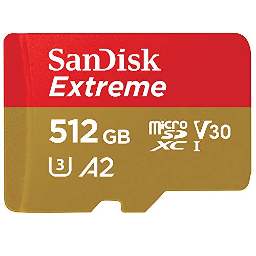 SanDisk ( サンディスク ) 512GB microSDXCカード EXTREME ( 最大 読込160MB/s 書込90MB/s ) SDアダプター付 SDSQXA1-512G-GN6MA ［ 海外パッケージ ］