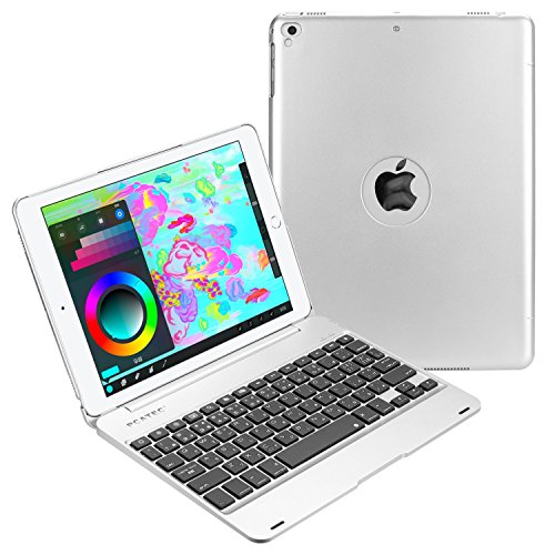 yPCATECz iPad 9.7(20186) / iPad 9.7 (20175) / iPad air p Bluetooth L[{[hP[XPCJo[ Macbookɕϐg {ꂩȓ͑Ή(iPad Model :A1822AA1823AA1893AA1954Ή) (Vo[)