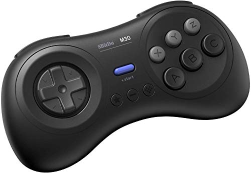 8Bitdo M30Bluetoothゲーミングコントローラー6ボタンメガドライブ風ゲームパッド / Raspberry Pi/スイッチ/macOS