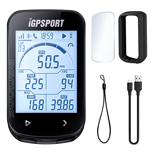 iGPSPORT サイクルコンピュータ BSC100S GPS 自転車 サイコン ワイヤレス、2.6 インチ ANT+ & Bluetoot..