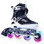 PAPAISON インラインスケート ローラースケート サイズ調整可能 発光 子供用 大人 Inline skate 女の子..