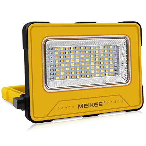 MEIKEE LED ランタン 投光器 作業灯 100w相当 3000LM 充電式 懐中電灯 アウトドア キャンプ 登山 夜釣り 防災 停電 緊急 地震対策 停電対応 夜間工事 車の修理 非常用 PSE認証済み 4色切替 電…