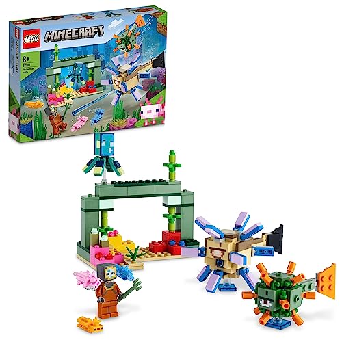 楽天You and Me 楽天市場店レゴ（LEGO） マインクラフト ガーディアンとの戦い 21180 おもちゃ ブロック プレゼント テレビゲーム 海 男の子 女の子 8歳以上