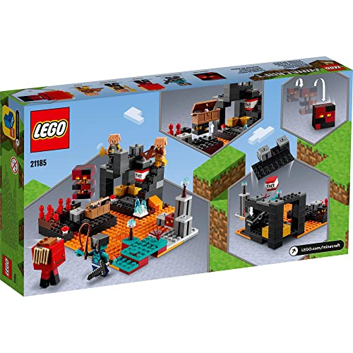 レゴ(LEGO) マインクラフト ネザーの砦 21185 おもちゃ ブロック プレゼント 街づくり 男の子 女の子 8歳以上 3