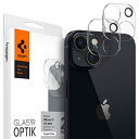 Spigen Glas tR Optik iPhone 13 とiPhone 13 Mini 用 カメラフィルム 保護 iPhone13 と iPhone13 Mini 対応 カメラ レンズ クリア 2枚入
