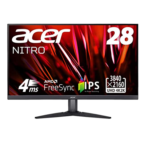 日本エイサー Acer ゲーミングモニター Nitro KG282Kbmiipx 28インチ IPS 非光沢 4K 60Hz 4ms(GTG)HDMI..