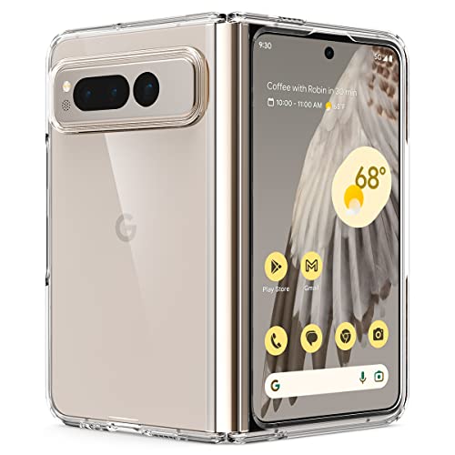 Spigen Pixel Fold ケース 全透明 TPU バンパーケース 2重構造 米軍MIL規格取得 耐衝撃 すり傷防止 黄ばみ無し ワイヤレス充電対応 ウルトラ・ハイブリッド ACS05921 (クリスタル・クリア)