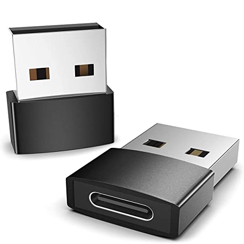 【Seninhi 】タイプC USB 変換アダプタ 超小型 Type-C メス to USB-A オス typec usb2.0 変換アダプター 2個セット【 対応 iPhone se 11 12 13 Pro Max、App-leWatch、MacBook Pro/Air、iPad 8 9 Air 第4世代 Mini 6 2020 2021、Airpods 3、Surface、Sony Xperia 、Samsu