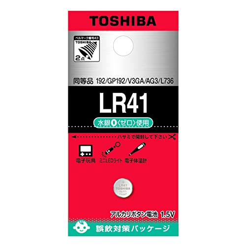 東芝(TOSHIBA) アルカリ ボタン電池 LR4