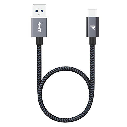 楽天You and Me 楽天市場店Rampow USB Type C ケーブル【20cm/黒】急速充電 QuickCharge3.0対応 USB3.0規格 usb-c タイプc ケーブル Sony Xperia XZ/XZ2 アンドロイド多機種対応