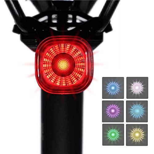Gelielim テールライト 自転車 リアライト 自動点灯 IPX6防水 USB充電式 高輝度 長時間対応 ロードバイ..