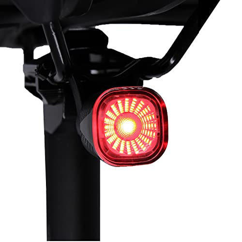 Gelielim テールライト 自転車 リアライト 自動点灯 IPX6防水 USB充電式 高輝度 長時間対応 ロードバイ..